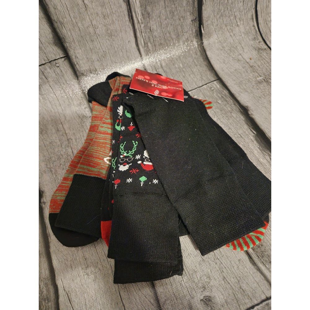 Men's Holiday 3 Pack‎ Christmas Socks